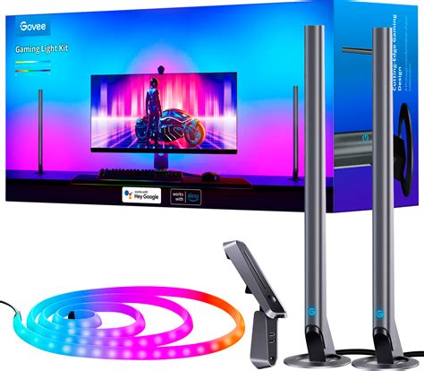 The gaming camera included in this kit can automatically detect onscreen colors and project them on the wall behind via the light bars and the neon light strip. . Govee dreamview g1 pro